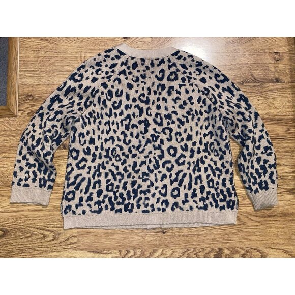 J Crew Womens Leopard Print Cardigan Sweater Size XS - Picture 4 of 4